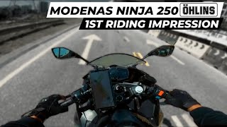 MODENAS NINJA 250 OHLINS | PADU TERUK BOSKU!