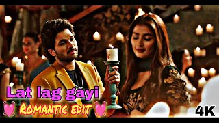 💓Romantic edit💓 /Lat lag gayi /Allu Arjun /Pooja Hegde / edit by Jhakaas edit / #trending #editing