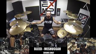 Gee Anzalone - BLEED - Drums Only - Meshuggah Drum Cover