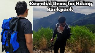 Essential items for Hiking Backpack:Hiking safty By Raja fani