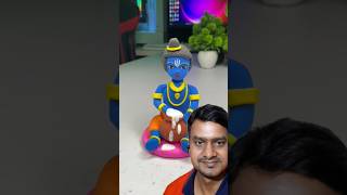 Krishna ji making with Super Clay Jai Shree Krishna #shorts #short #janamashtami #trendingshorts