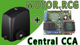 Como funciona Central MOTOR RCG Slider Deslizante Configuração CCA BSC PARTE1