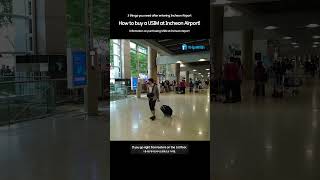 Information on purchasing USIM at Incheon Airport (인천공항 유심 구매 안내) #incheonairport #koreatravel