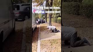 This old man fell down see what happens next! #kindness #comedy #funny #randomactsofkindness #prank