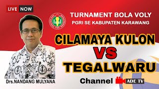 🔴Semi Final BOLA VOLY PUTRA Turnament Hut PGRI Karawang PGRI Cilamaya Kulon vs PGRI Tegalwaru