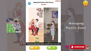 Annoying Puzzle Game - Level 60 - Helping the woman after divorce - Gameplay walkthrough