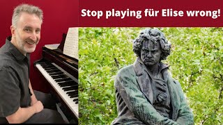 How to play the first page of für Elise with great rhythm