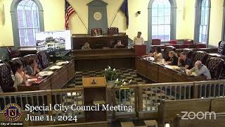 June 11, 2024, Special City Council Meeting