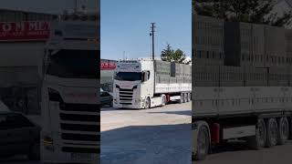 Scania super V8 truck exterior scania super 580S heavy truck trailer#beautiful  tracking Sweden🇸🇪🇩🇪👈