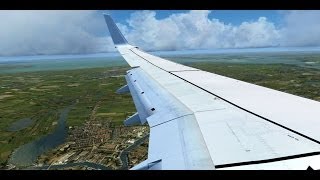 FSX | Transavia 737-800 Realistic Landing at Amste