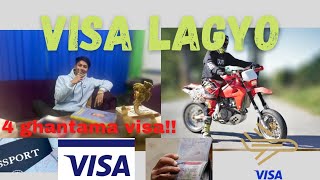 VISA LAAGYO REACTION|| @alexkarki7