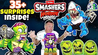 ZURU Smashers HORROR HOUSE Dig and build a Monster 35+ Surprises