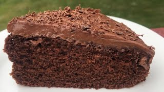 Soft and Fluffy Chocolate Brownie Cake Recipe