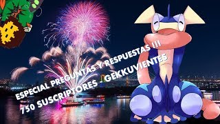 AVISO ESPECIAL 750 SUBS - PREGUNTAS Y RESPUESTAS