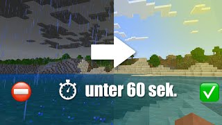 Wie ändert man das Wetter in Minecraft? | Erklärvideo Minecraft Tutorial [Deutsch]