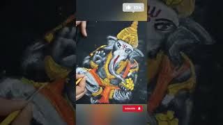 Ganapathi unic drawing #shorts #viral video #drawing#ganapathi talam