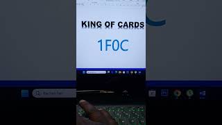 KING OF CARDS  #shorts  #astuce  #logo  #ordinateur  #tutorielwindows11