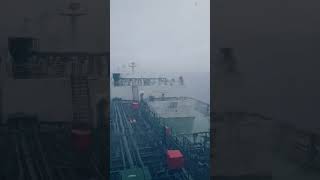 Sailing through bad weather #sea  #shorts #ship