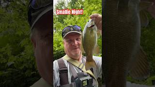 Smallie Night! #shorts #fishing #fyp #youtube #subscribe #bass #creek #wading #nature #life