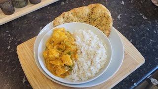 Budget slow cooked chicken curry