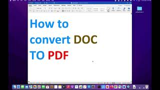 Convert word document to pdf