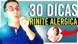 30 DICAS para RINITE Alérgica | Tratamento Caseiro Natural (Rápido e Fácil)