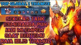 LAVA BEKU🔥 TOP GLOBAL 1 RAJA IBLIS THAMUZ. CARA BERMAIN THAMUZ TANPA MATI.