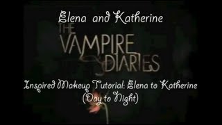 The Vampire Diaries Inspired Makeup Tutorial: Elena to Katherine (Day to Night)