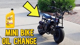 HOW TO-Change Your Oil On ANY Minibike (Super Easy)