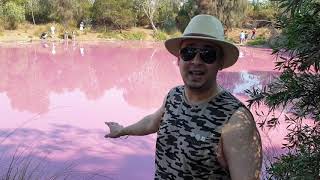 Pink Lake in Melbourne