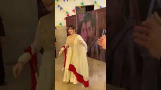 Neelam Muneer is showing some moves at the launch of a new song Chirya