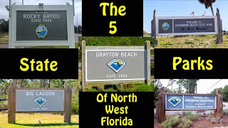 Five State Park Campgrounds of NorthWest Florida