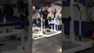 Squat 545lbs for 3 reps at RPE 8