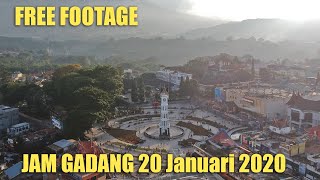 Cinematic video Drone | Free Footage - Jam Gadang Bukittinggi, 20 Januari 2020 #RPX #DJISPARK