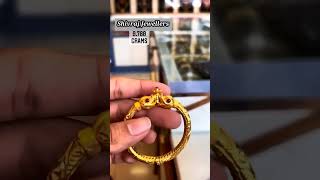 Fancy Matt finish antique gold bangle design 916 hallmark #gold #goldset #goldring #bangles  #india