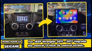 Carplay Android-auto installation | How to upgrade JEEP Wrangler radio? 2011 - 2014 2015 2016 2017