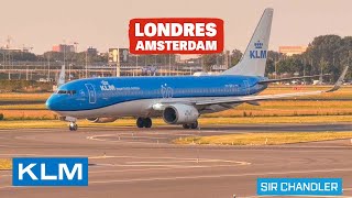 DE LONDRES A AMSTERDAM EN VUELO DE KLM