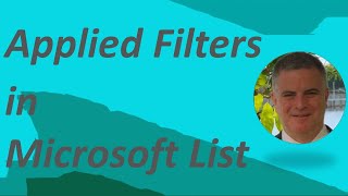 Microsoft Lists /SharePoint – Applied Filters