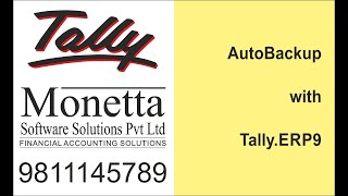 Tally.ERP9 - Auto Backup & Auto E-Mailing