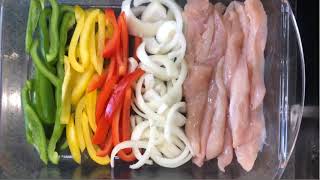 Delicious & Easy Sheet Pan Mexican Chicken Fajitas  فاخيتاس بالدجاج 🇲🇽