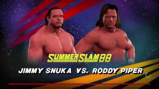 WWE 2K17 this is it i got Jimmy snuka face. Looks good to me.