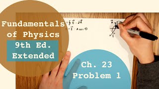 Fundamentals of Physics 9th Extended (Walker/Halliday/Resnick), Chapter 23, Problem 1 Solution