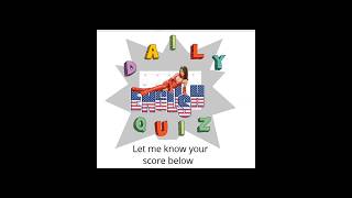 DAILY ENGLISH QUIZ