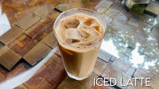 Iced latte at home, easy!