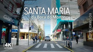 Santa Maria - Rio Grande do Sul, dirigindo por todo o centro da cidade