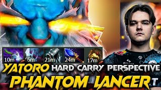 7.37D - Yatoro Phantom Lancer  Hard Carry - Dota 2 Pro Full Gameplay #yatoro #phantomassasin