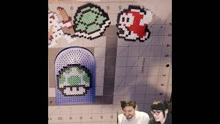 Nintendo Arts and Crafts - Super Mario Bros (1-Up Mushroom) Perler