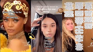 Zodiac Signs Tiktok Compilations 💫 🪐