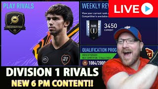 🔴⚽ LIVE NOW - Division 1 Rivals Grind 84+ Player PIck TOTS New 6 pm Content- FIFA 21 Ultimate Team