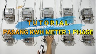 CARA MUDAH PASANG KWH MANUAL 1 PHASE